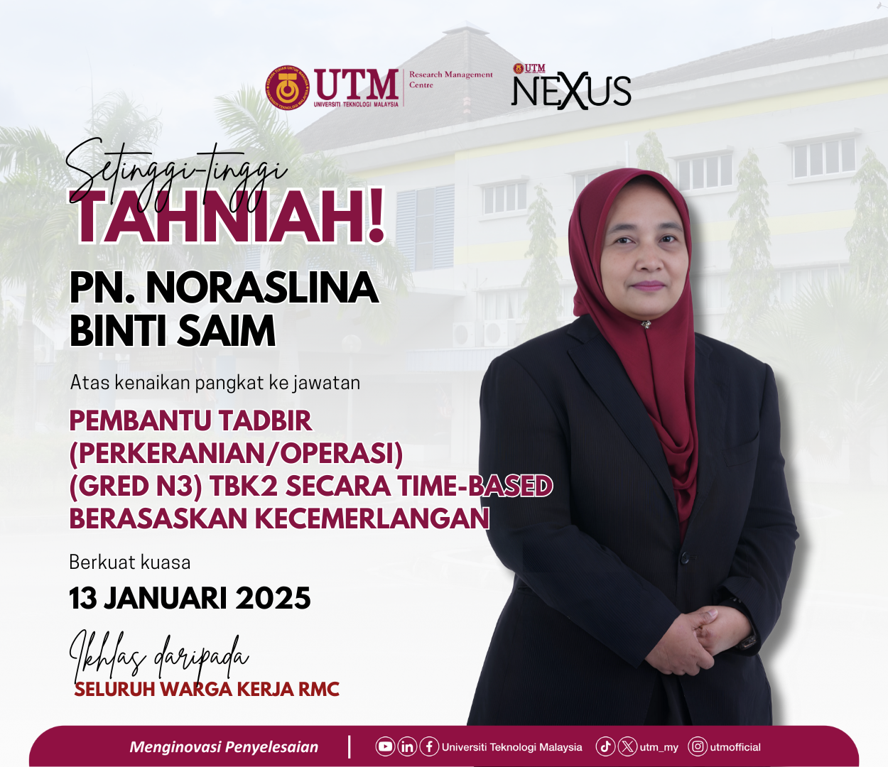 tahniah aslina